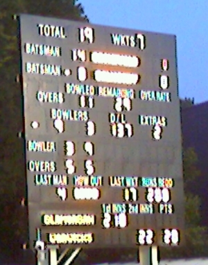 Glamorgan v Warwickshire after 11 overs